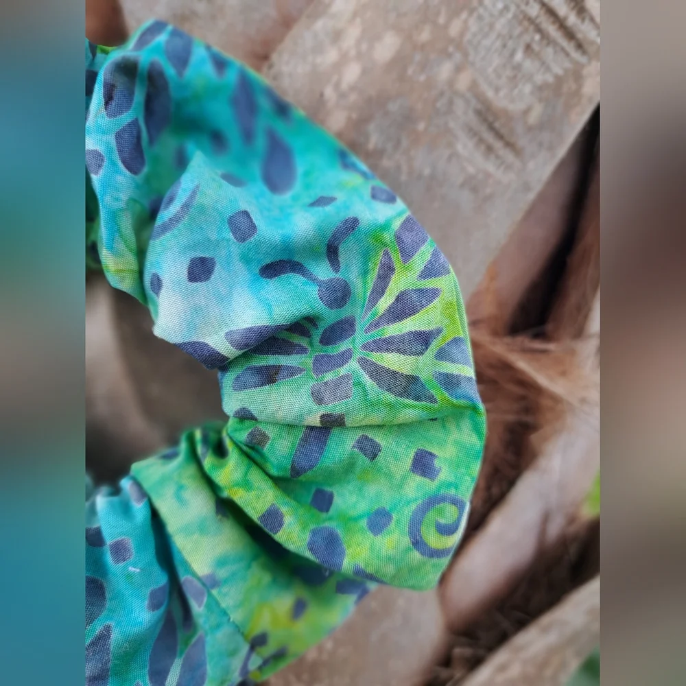 Today Special Listing Offer FOUR 100% Cotton Scrunchies Bundle - Picture 10 of 11